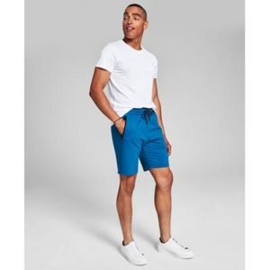 And Now This Men's Classic-Fit French Terry Shorts - Moroccan Blue
